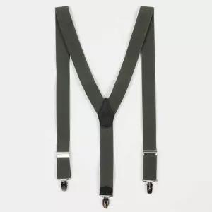 남성용 멜빵끈 카키색 멜빵 벨트 집게 서스펜더 코디
