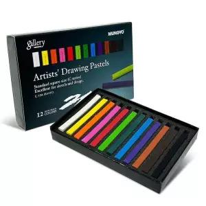 전문가용 AL40DF80 사각 콘테 스틱 12컬러