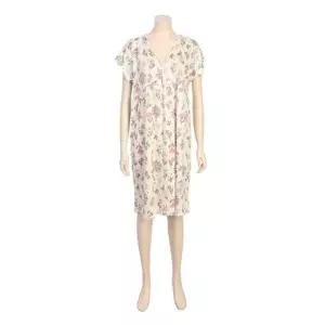 [갤러리아] [바바라][mey]플라워 쿨 코튼 모달 반팔 이지 원피스 GGW1033L