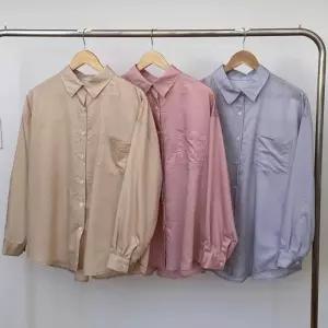 여자 타미 줄지 박스핏 레이온 데일리 티셔츠