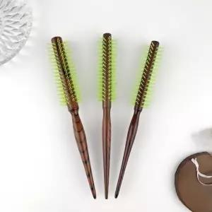 [에스에스_62]자연목 가시롤 헤어브러시 Small Baby)