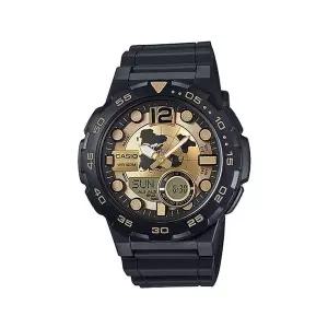 카시오 AEQ-100BW-9A 군인 스포츠 아웃도어 디지털 남성 우레탄 시계