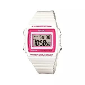 카시오 W-215H-7A2 빈티지 스퀘어 디지털 남성 우레탄 시계