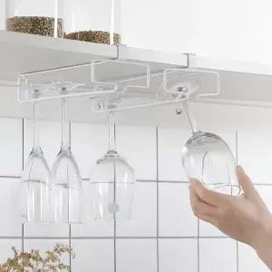 와인잔 거치대 걸이 보관 랙 화이트