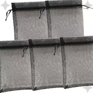 숯 보관 전용 통기성 메쉬 주머니 활성탄 숯 알갱이 담는 망 제습 탈취 용품