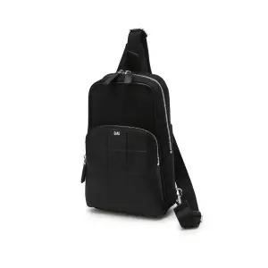 갤러리아 DBBA5E287 닥스 블랙 그리드패턴 가죽배색 나일론 슬링백