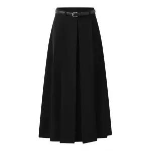 미니멈 에브리데이 핀턱 플리츠 벨티드 스커트 EB3WH001D