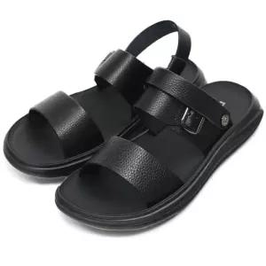 소가죽 남자 샌들 정장 남성 스트랩 여름 신발쿠션 비치 발편한 슬리퍼 캐주얼 편한 심플한