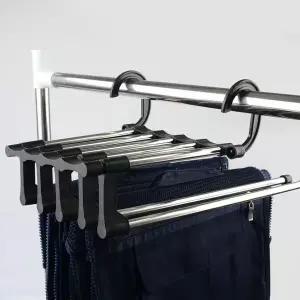 5단 GHZ024D7 옷걸이 바지걸이 치마 걸기편한