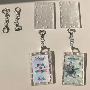 키링 포카홀더 케이스 보호커버 포토카드 투명 보관