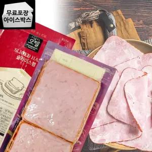 제이케이푸드 오뗄 스모크햄 1kg 슬라이스햄 샌드위치햄 토스트 햄버거 토핑재료 대용량 업소용