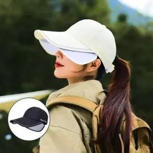 쿨링 여성 썬 캡 모자 가리개 여자 자외선 모자 여름