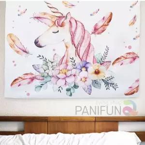 그림포스터 유니콘 M 가리개천집들이선물 신혼집인테리어 두꺼비집 배전함 액자 태피스트리 가리개천 가림