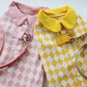 코코아허니 하네스 등원복 XS-3XL반려견옷 강아지의류 견티 예쁜애견 상의 멍멍이 카라 강아지 셔츠 남방