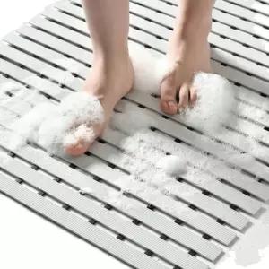 미끄럼방지 물빠짐 욕실매트 발매트 43x60cm 바닥 발판 화장실 논슬립 패드 샤워 수영장판 추천 바닥판 매