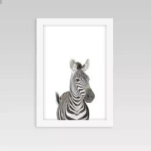 인테리어 동물액자 아기방 벽꾸미기 얼룩말A 포스터 사진 무광 초상화 강아지 디자인 귀여운