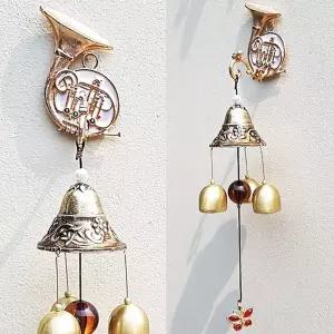 호른 문종 골드현관 인테리어 실내 문소품 도어벨 알림 풍경