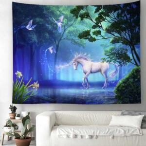 [2개구성] 동화 소 100X75 인테리어 패브릭 유니콘 가림막 포스터 GJW76F268