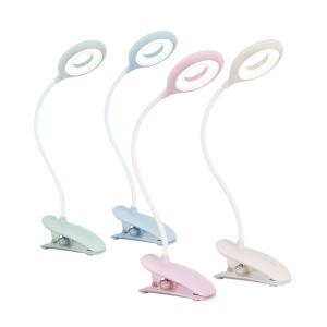 LED 스탠드 조명 -클립형 USB 충전식/ 책상스탠드/휴대용/작업등/독서등/3단계 빛조절/공부/학생