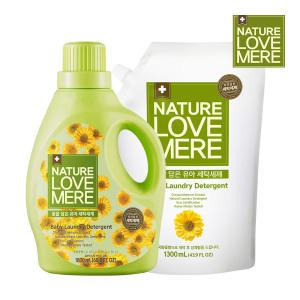 네이쳐러브메레 아기세제 국화 용기형 1800mlx1팩+리필형x1팩