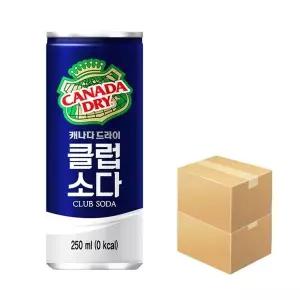 []캐나다드라이클럽소다250mlx60캔탄산음료