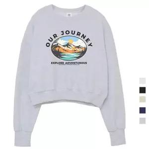 [하프클럽/]저니 크롭 맨투맨 5컬러