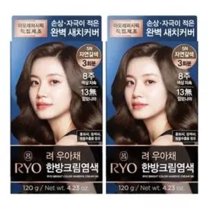 [려] 려 우아채 멋내기 새치크림 120g * 4개 자연갈색5N