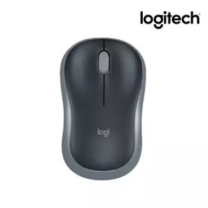 국내정품 로지텍코리아 M185 그레이 무선 마우스 좌우대칭형 디자인으로 왼손잡이도 사용가능/KH