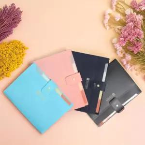 모닝글로리 간편 도큐멘트 화일 클레버 12분류 아코디언 포켓 파일 케이스 서류보관 사무용