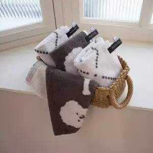 푸들이 40수 수건 핸드타올 아이 어린이집 주방 고리수건