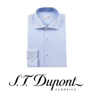 [갤러리아] 듀퐁 25년 신상품 슬림핏 면 스트라이프 긴팔와이셔츠 (SE5SM21LS322SBU)