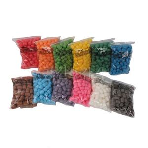 컬러 플레이콘 리필(100개입) 12색 세트 혼합 색상 여러가지 색깔 대용량 만들기 재료