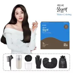 [선택2 싱글]물염색 20회분 미디엄브라운 내추럴블랙)