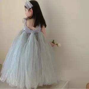 루나엘 클래식 백 셔링 샤 드레스 여아 유아 생일 콩쿨 파티 의상