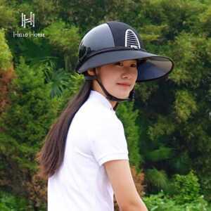 승마 헬멧 잉크 제품 스포츠 성인용 선바이저 안전 보호 컬러 캡