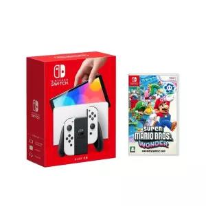 닌텐도 스위치 화이트 OLED + 슈퍼마리오 브라더스 원더 222403