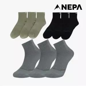 [롯데백화점]네파 남성 1+1+1 중목 트레킹 양말 기능성 등산용품 7K18352