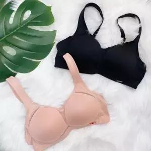 [솔브](정상) 추천 둘레90까지 편안한 노와이어 가슴성형수술 스포츠 브라 A컵_S SBRS104A_S