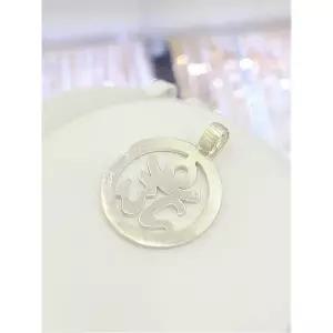 순은/전체실버925 남여공용 옴자 목걸이 펜던트 12SSJ102313PN-27mm