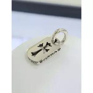 순은/전체실버925 크롬 십자펜던트 목걸이 SS12R001P-(무도금)