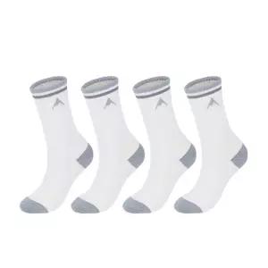 네파 스트라이프 A로고 쿠션 장목 여 아이보리/블루 4팩