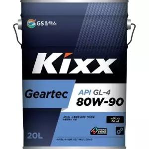 GS칼텍스 기어오일 Kixx G개rtec GL-4 80W-90_20L 8260398