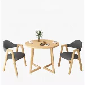 카페 원형 테이블세트 소형 커피 티테이블 의자 조합