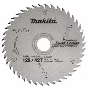 마끼다 원형톱날 목공용팁쏘 A-50500 5인치 125mm 1.4T 42날 목공톱날