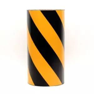 부착식 테이프형 기둥 모서리 보호대 30cmx4m/야광/주차/블록/커버/고무/충돌/주의/접착식/붙이는/접근