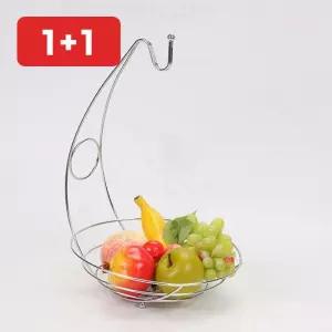 바나나걸이 스텐 과일 바구니 포도 수납 행거 주방 식탁