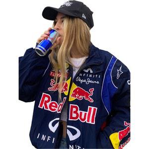 레드불 F1 자켓 S 라이더 커플 A 남녀공용 윈드브레이커 레이싱 네이비
