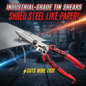 산업용 등급의 주석 가위, 다기능 전기공 가위 금속판 및 케이블 절단용 압착 와이어 절단 도구