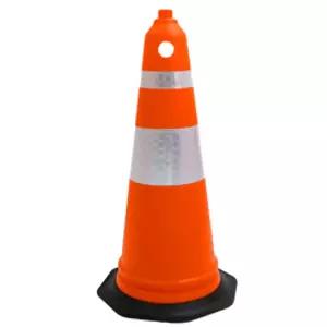 강풍대비 고무베이스 고중량 1M대형 라바콘 행사장 야외작업장 구역표시 주차콘