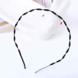 트위스트 철사 머리띠 남여공용 헤어밴드